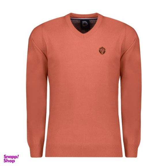 پلیور مردانه پاییزان کد P700 رنگ آجری روشن