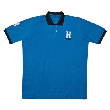 پولوشرت آستین کوتاه مردانه پاییزان مدل TP02L7 رنگ آبی