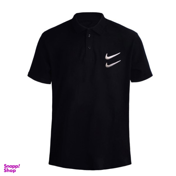 پولوشرت آستین کوتاه مردانه پاییزان مدل TP6 رنگ مشکی