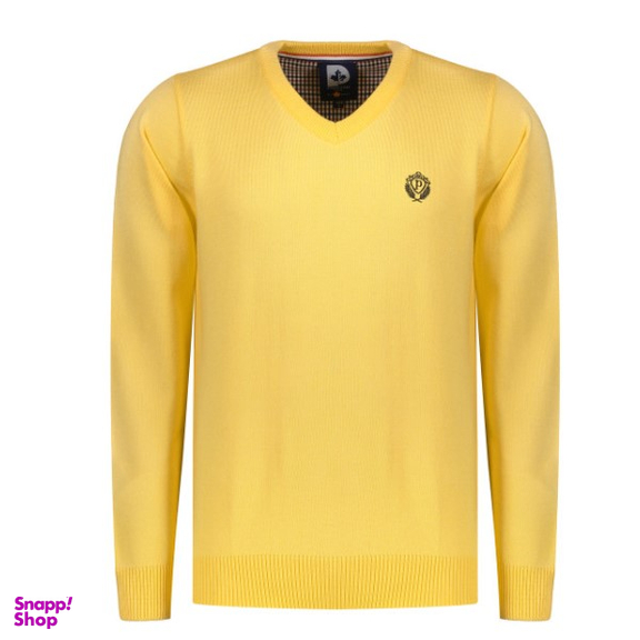 پلیور مردانه پاییزان کد P700 رنگ لیمویی