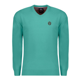 پلیور مردانه پاییزان کد P700 رنگ فیروزه‌ای