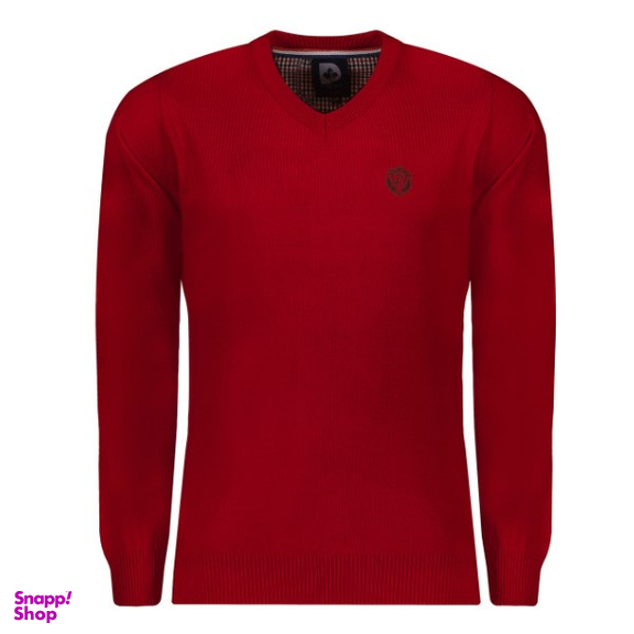 پلیور مردانه پاییزان کد P700 رنگ قرمز روشن