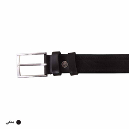 کمربند چرم طبیعی مردانه کد Z245101 مشکی