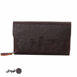 کیف چرم طبیعی پاسبورتی مردانه H110