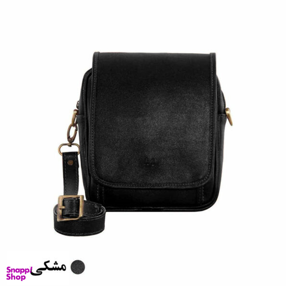 کیف چرم طبیعی دوشی مردانه کد 111405