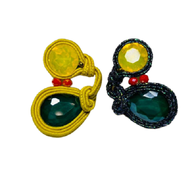 گوشواره آویزه مدل سوتش 1 کد avz039