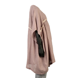 پانچو آسانا رنگ بنفش روشن سایز Free Sise