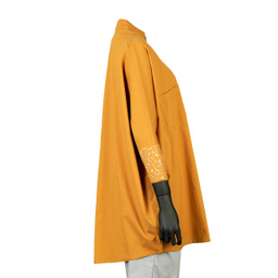 تونیک مایسا رنگ خردلی سایز Free Sise
