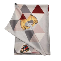 شال مردانه آدور (Ador) مدل درفش رنگ زرشکی