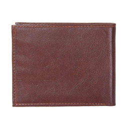 کیف پول چرم طبیعی مدل 121500 قهوه ای تیره