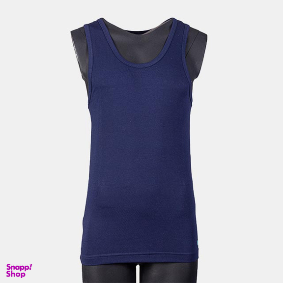 زیرپوش رکابی ساده آبی نفتی نیکوتن پوش (Nikootanpoosh) xxxl