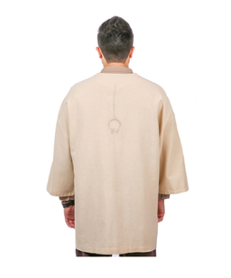 عبا مازیار رنگ کرم روشن سایز Free