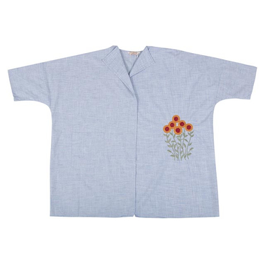 عبا شاینا رنگ آبی سایز Free Sise