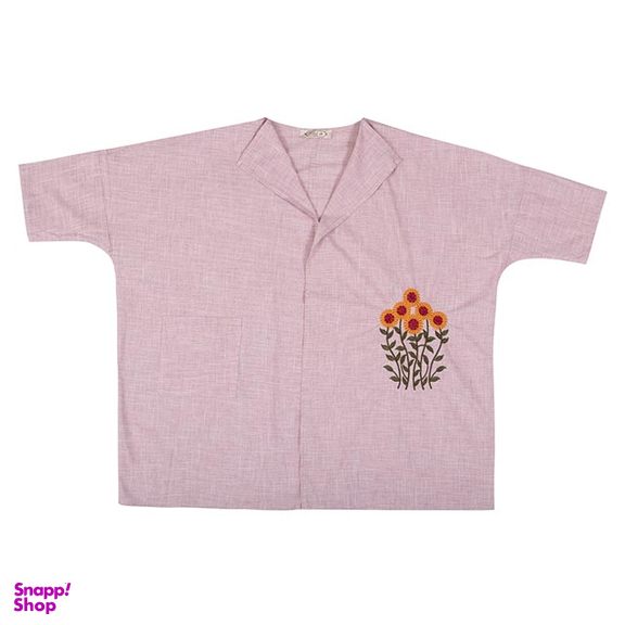 عبا شاینا رنگ زرشکی سایز Free Sise