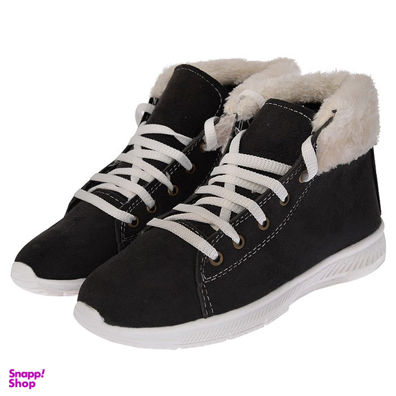 نیم بوت خزدار زنانه شیک گام مدل 351004202