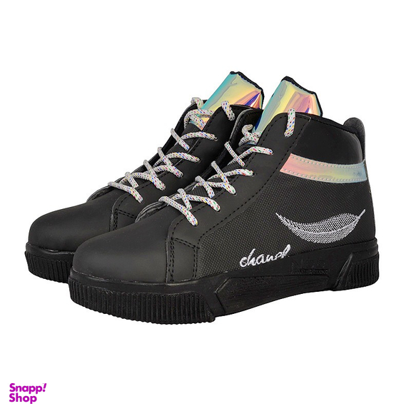 کفش کتانی ساق بلند زنانه (شیک گام) مدل 351003403