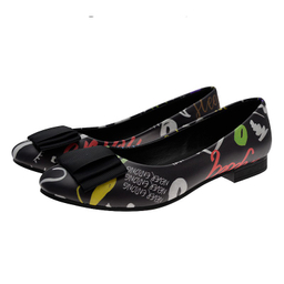کفش تخت پاپیونی طرح دار زنانه کفش میلاد (Milad Shoes) مدل 159002750
