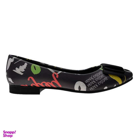 کفش تخت پاپیونی طرح دار زنانه کفش میلاد (Milad Shoes) مدل 159002750