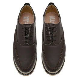 کفش چرم مصنوعی بند دار مردانه آی تک مدل 324662017