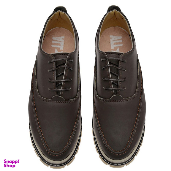 کفش چرم مصنوعی بند دار مردانه آی تک مدل 324662017