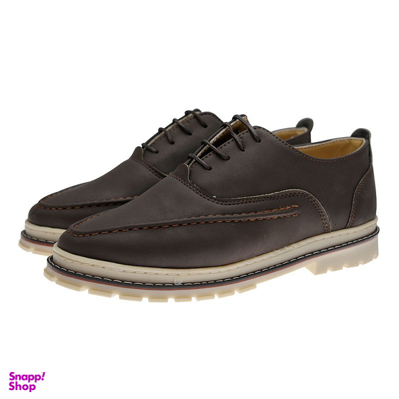 کفش چرم مصنوعی بند دار مردانه آی تک مدل 324662017