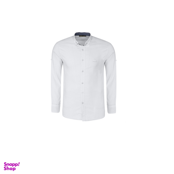 پیراهن نخی آستین بلند مردانه پالتار شیک (Paltar Shik) طرح Polo مدل 344003801