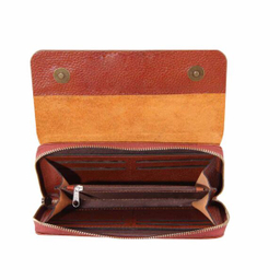 کیف چرم طبیعی پاسبورتی مردانه H110