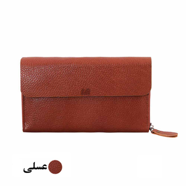کیف چرم طبیعی پاسبورتی مردانه H110