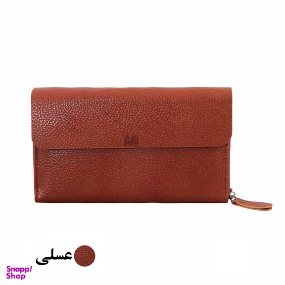 کیف چرم طبیعی پاسبورتی مردانه H110