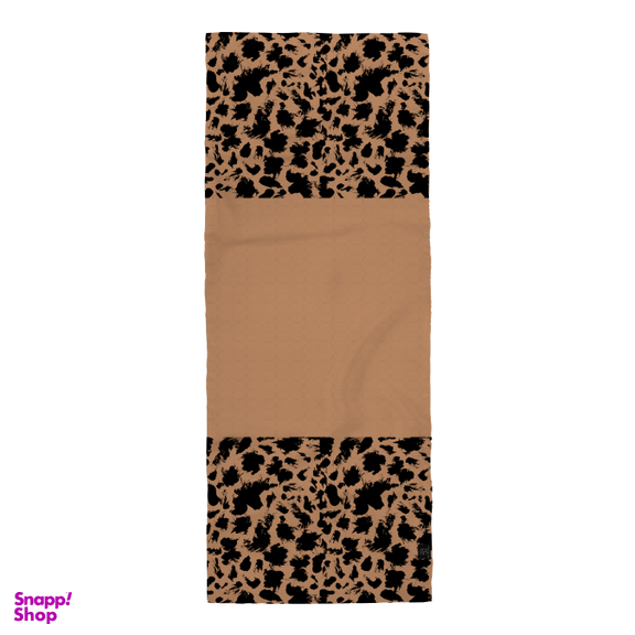 شال زنانه 27 طرح پلنگی کد J04 قهوهای شتری