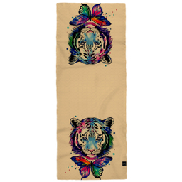 شال زنانه 27 مدل ببر کد H08 قهوه‌ای شتری