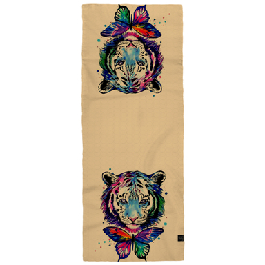 شال زنانه 27 مدل ببر کد H08 قهوه‌ای شتری