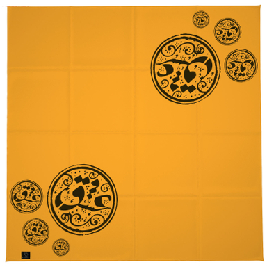 روسری زنانه 27 مدل عشق کد V01 زرد خردلی