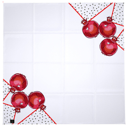 روسری زنانه 27 مدل یلدا کد J30 سفید