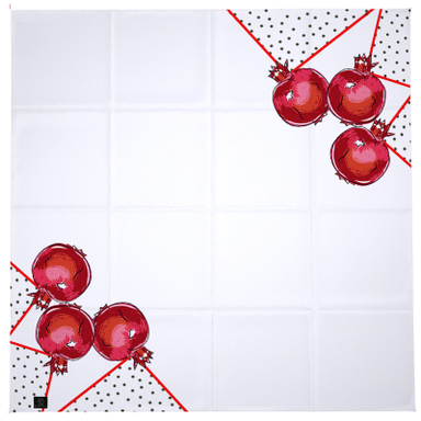 روسری زنانه 27 مدل یلدا کد J30 سفید