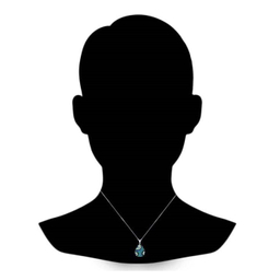 گردنبند نقره اقلیمه کد GN90