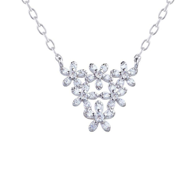 گردنبند نقره زنانه اقلیمه کد GN326