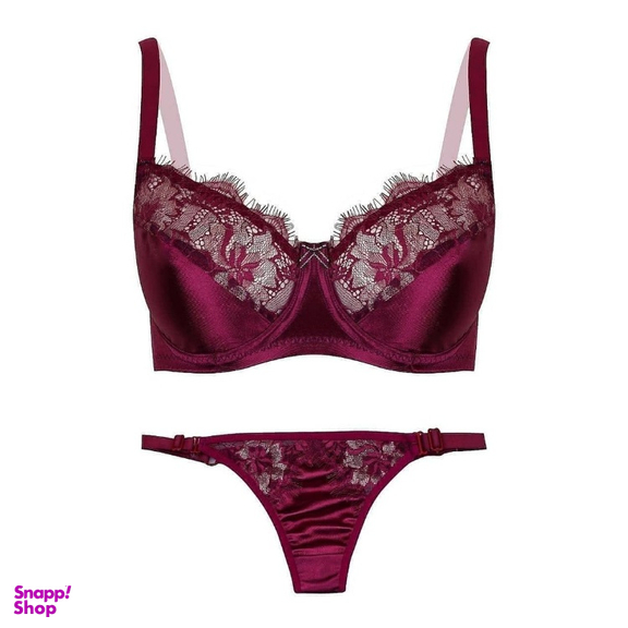 ست سوتین و شورت زنانه تیریتی (TRT) مدل ساتن