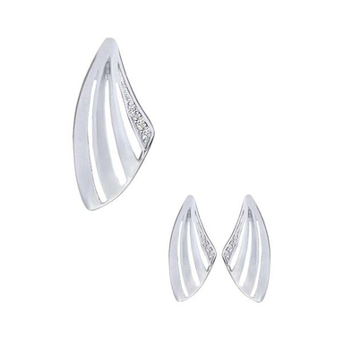 نیم ست نقره زنانه اقلیمه کد NN399