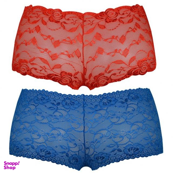 شورت دوتایی تمام گیپور زنانه تیدا (Tida) مدل 340013105 free size