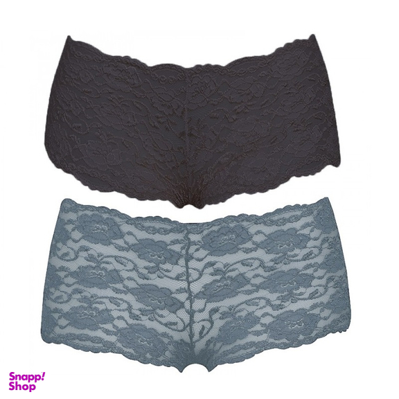 شورت دوتایی تمام گیپور زنانه تیدا (Tida) مدل 340013124 free size