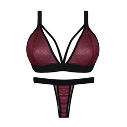 سوتین و شورت اکلیلی زنانه تیدا (Tida) مدل 340005818 free size