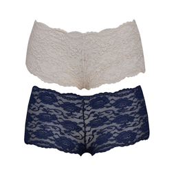 شورت دوتایی تمام گیپور زنانه تیدا (Tida) مدل 340013109 free size