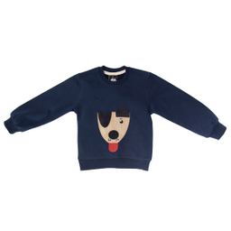 سویشرت بچگانه وستیتی کد Doggy2 رنگ سرمه ای مناسب برای 5 تا 6 سال