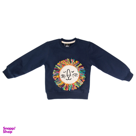 سویشرت بچگانه وستیتی کد Lion4 رنگ سرمه ای مناسب برای 5 تا 6 سال