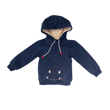 هودی بچگانه وستیتی کد La11 رنگ سرمه ای مناسب برای 12 تا 18 ماه