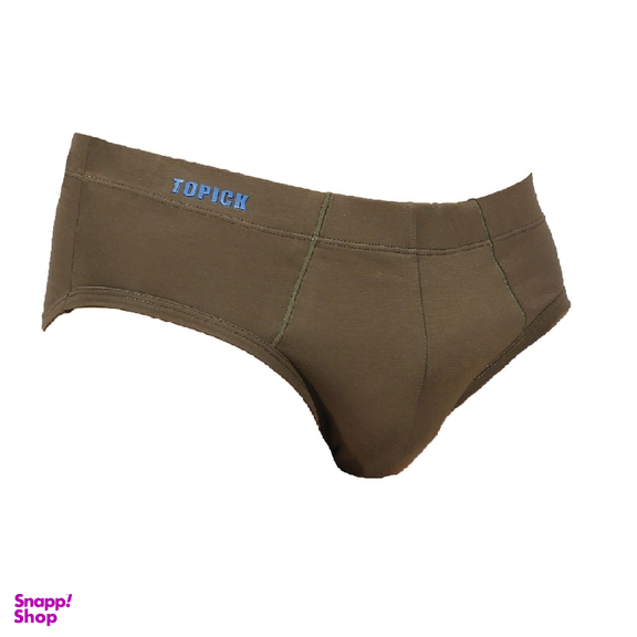 شورت اسلیپ تاپیک (TOPICK) مدل مودال ژلاتینی رنگ سبز فرمی