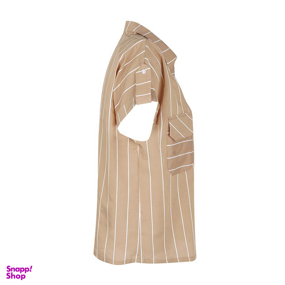 پیراهن یقه مردانه زیبو (Ziboo) مدل R060 کد 011136 رنگ کرم