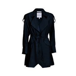 مانتو زیبو (Ziboo) مدل R031 MT Napoleon Lapel Reglan رنگ سورمه ای
