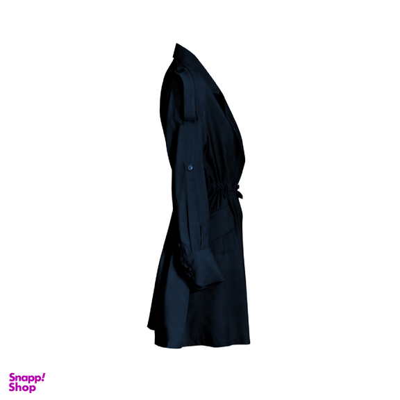 مانتو زیبو (Ziboo) مدل R031 MT Napoleon Lapel Reglan رنگ سورمه ای
